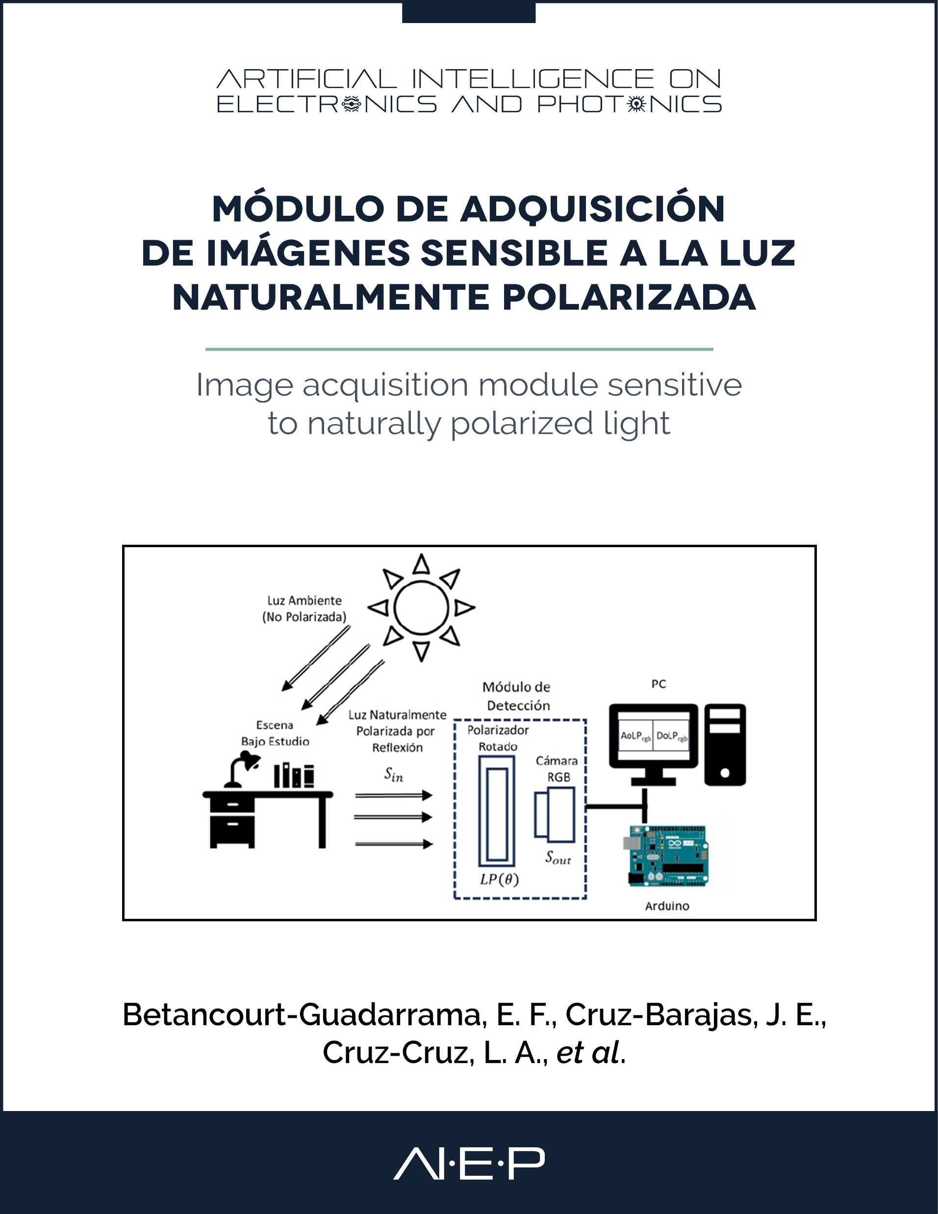 Image acquisition module sensitive to naturally polarized light